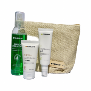 TOSKANI Summer Special, Sun Protection Cream, Bamboo Hydratonic, Tonic, Total Recovery Gel